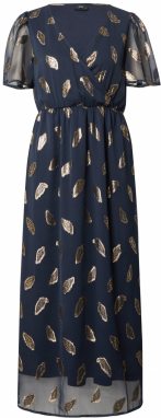 JDY Šaty 'JDYMila'  tmavomodrá / zlatá