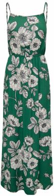 ONLY Letné šaty 'ONLFRIDAY'  tmavozelená / čierna / biela