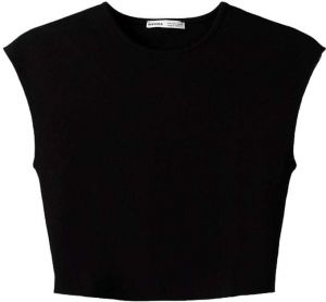Bershka Tričko  čierna