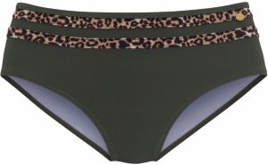 LASCANA Bikinové nohavičky 'Adelin'  béžová / hnedá / olivová