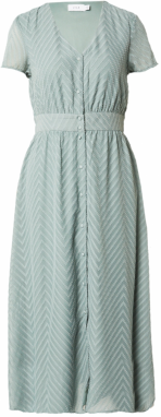 VILA Košeľové šaty 'VIMichelle'  pastelovo zelená