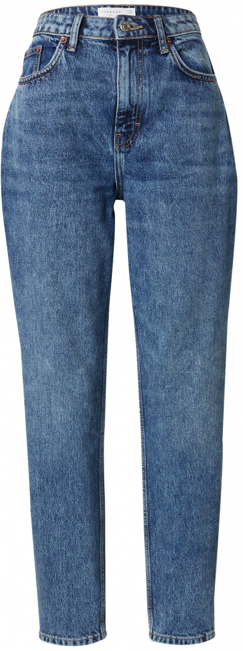 TOPSHOP Džínsy  modrá denim