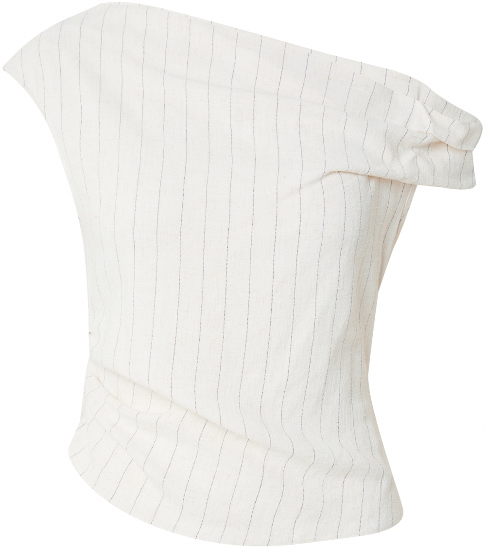 TOPSHOP Top  sivá / šedobiela