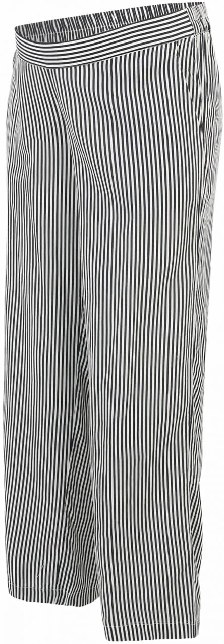 Vero Moda Maternity Nohavice 'VMMBUMPY'  čierna / biela