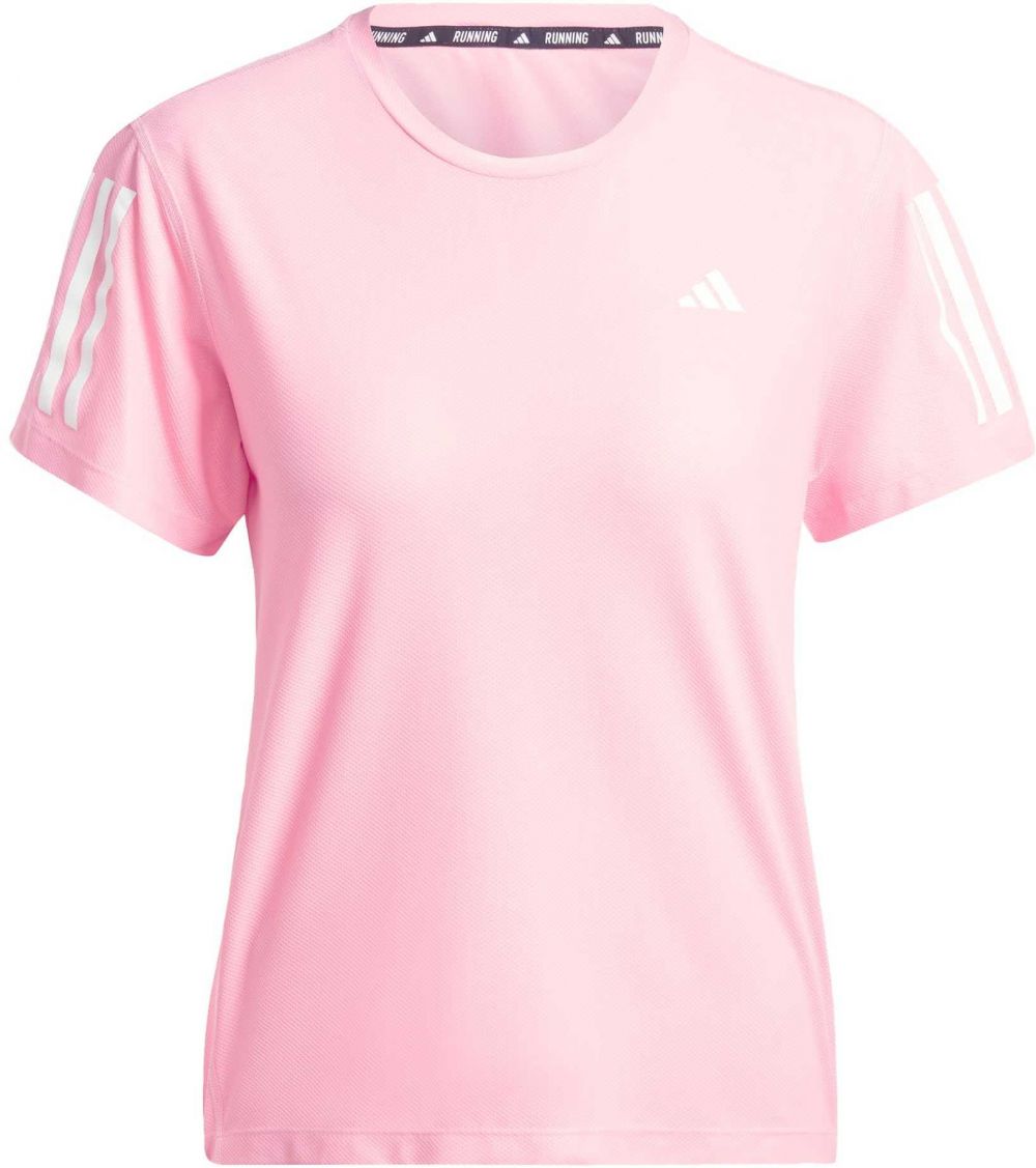 ADIDAS PERFORMANCE Funkčné tričko 'Own The Run'  ružová / biela