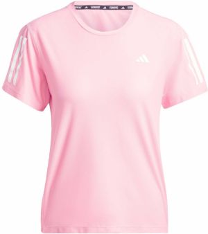 ADIDAS PERFORMANCE Funkčné tričko 'Own The Run'  ružová / biela