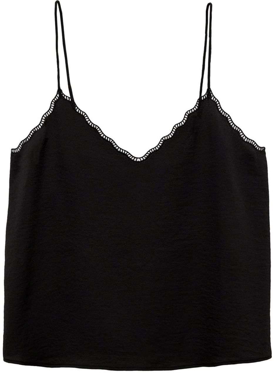 MANGO Top 'RACHY'  čierna