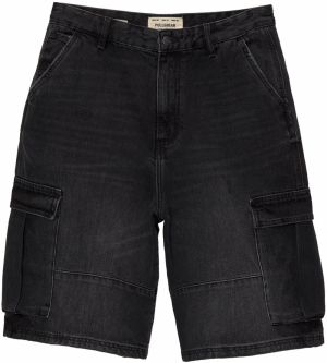 Pull&Bear Rifľové kapsáče  čierna