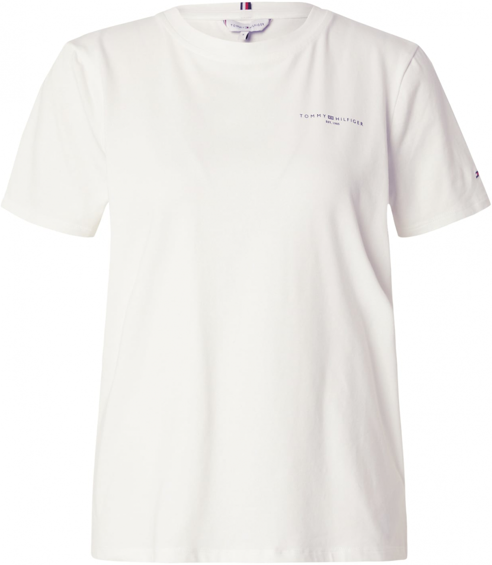 TOMMY HILFIGER Tričko '1985'  biela