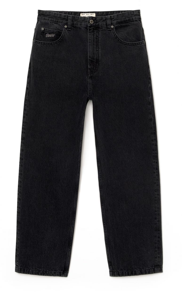 Pull&Bear Džínsy  čierny denim