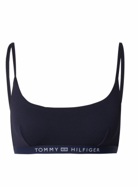 Tommy Hilfiger Underwear Bikinový top  modrá / šedobiela