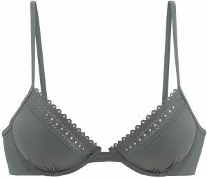s.Oliver Bikinový top  olivová