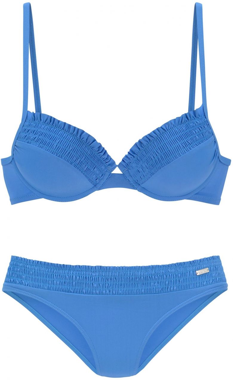 BUFFALO Bikiny  modrá