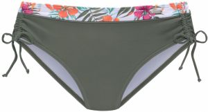 VENICE BEACH Bikinové nohavičky  tmavozelená / zmiešané farby