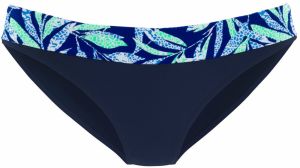 VIVANCE Bikinové nohavičky  tyrkysová / tmavomodrá / biela