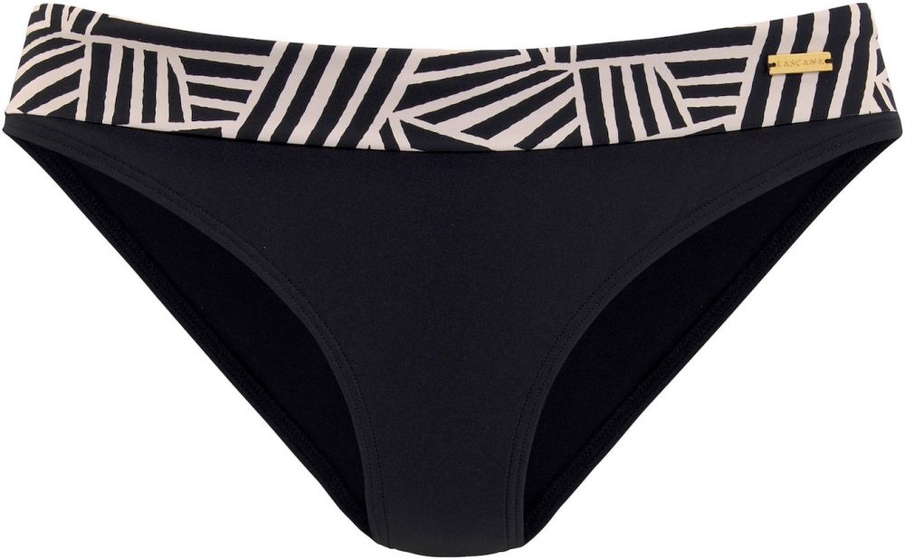LASCANA Bikinové nohavičky  béžová / čierna