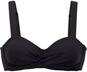 LASCANA Bikinový top  čierna