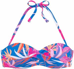BUFFALO Bikinový top  modrá / levanduľová / oranžová / purpurová