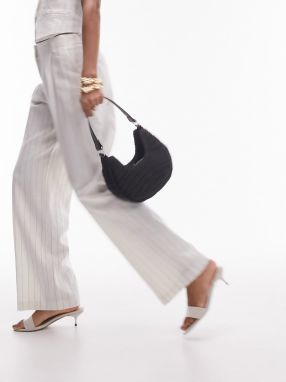 TOPSHOP Nohavice s pukmi  krémová / modrá