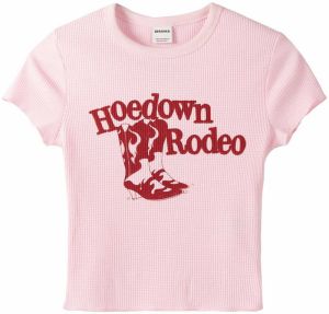 Bershka Tričko  ružová / merlotová