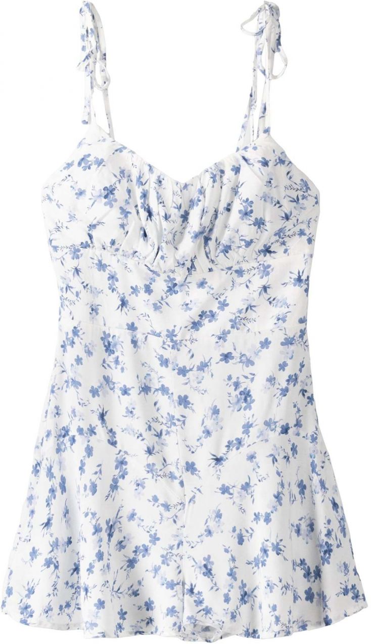 Bershka Overal  opálová / biela