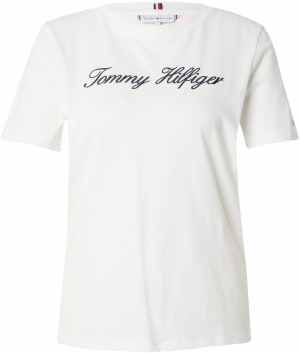 TOMMY HILFIGER Tričko  čierna / biela