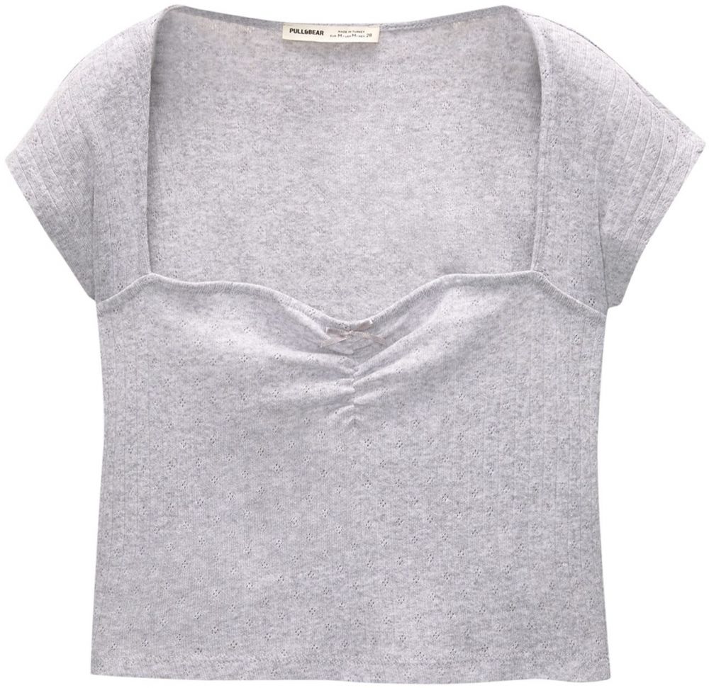 Pull&Bear Tričko  svetlosivá