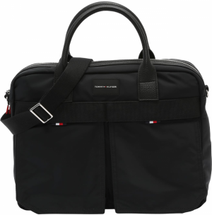 TOMMY HILFIGER Taška na notebook  čierna