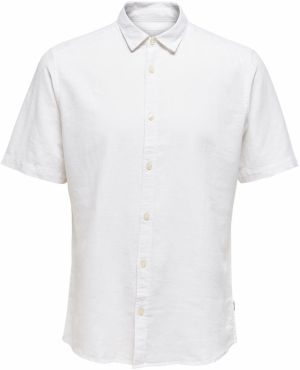 Only & Sons Košeľa 'ONSCaiden'  biela