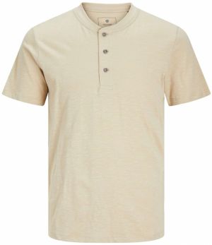 JACK & JONES Tričko 'JJBlunixs'  piesková