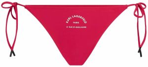 Karl Lagerfeld Bikinové nohavičky 'Rue St-Guillaume'  červená / biela