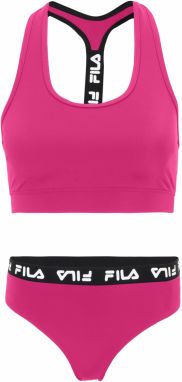 FILA Bikiny 'SORANO'  fuksia / čierna / biela