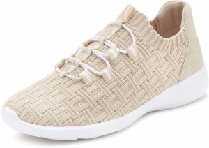 VIVANCE Slip-on obuv  béžová / biela