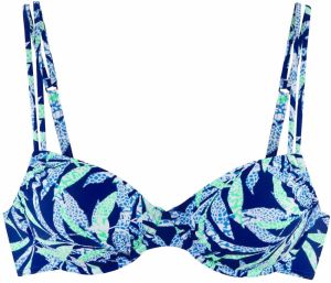 VIVANCE Bikinový top  svetlomodrá / tmavomodrá