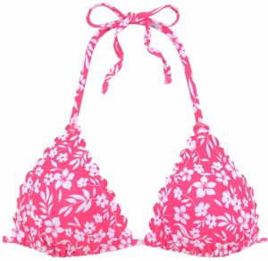 VIVANCE Bikinový top  ružová / biela