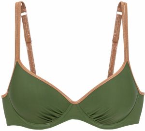 BRUNO BANANI Bikinový top  bronzová / olivová