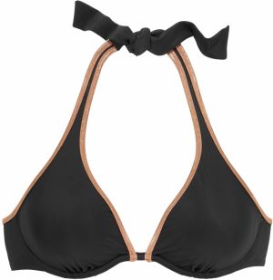 BRUNO BANANI Bikinový top  bronzová / čierna