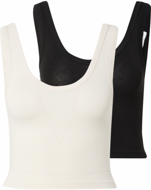STUDIO SELECT Top 'Pina'  čierna / prírodná biela
