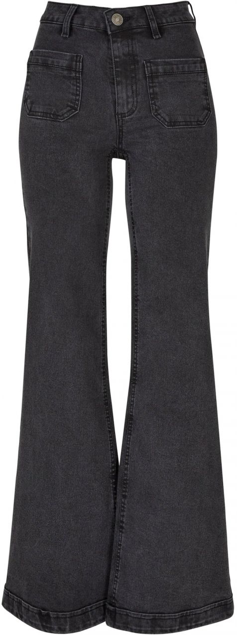 Urban Classics Džínsy  čierny denim