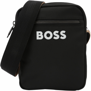 BOSS Taška cez rameno 'Catch 3.0'  čierna / biela