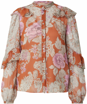 Twinset Blúzka 'CAMICIA'  okrová / kamenná / svetloružová