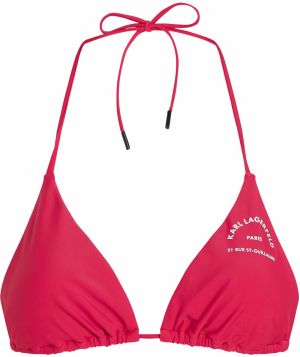 Karl Lagerfeld Bikinový top 'Rue St-Guillaume'  červená