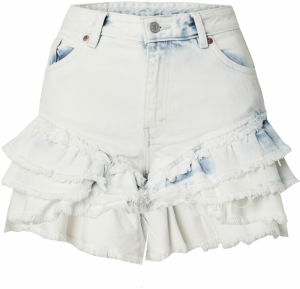 Monki Džínsy  modrá denim