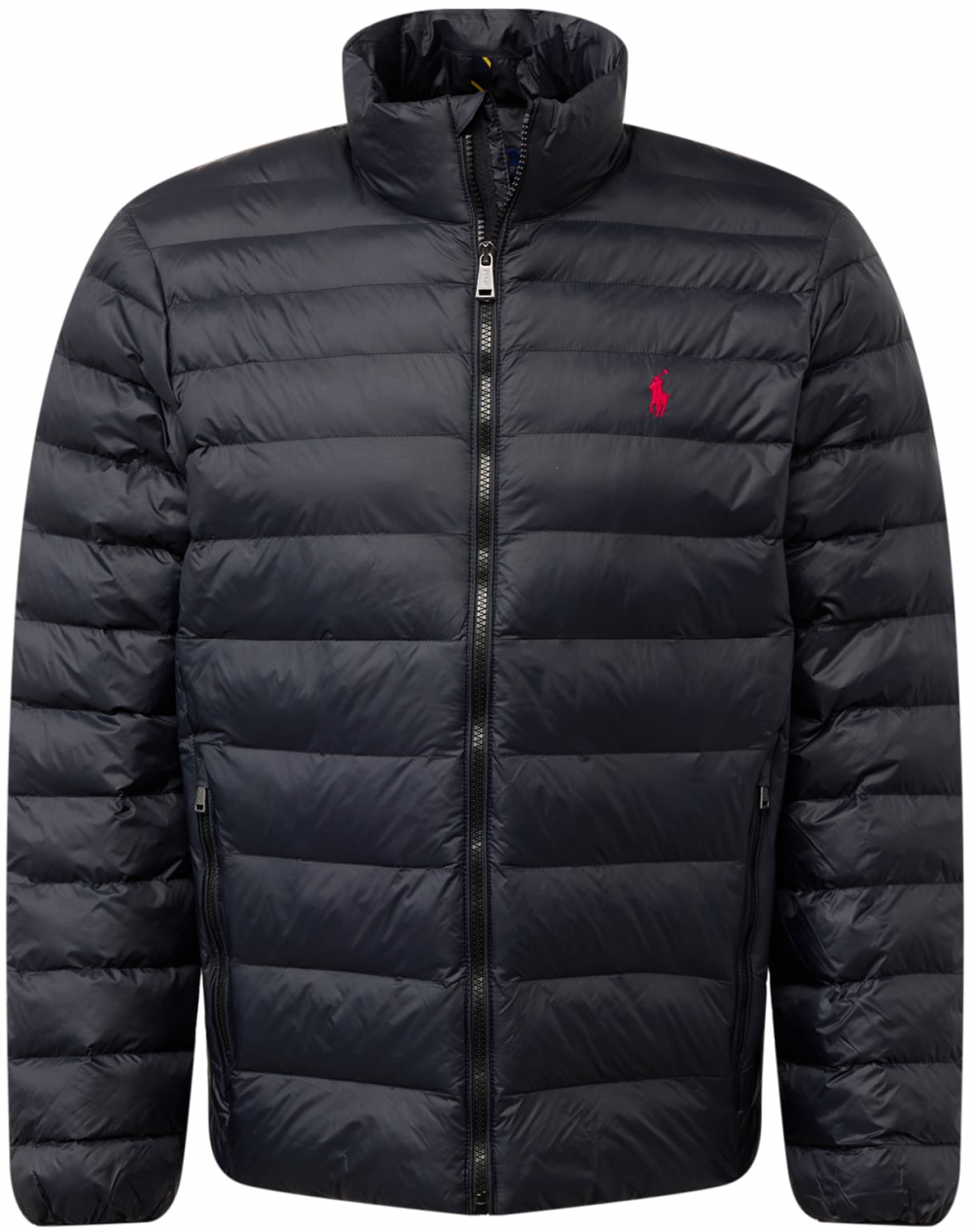 Polo Ralph Lauren Prechodná bunda 'Terra'  červená / čierna