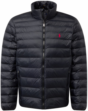 Polo Ralph Lauren Prechodná bunda 'Terra'  červená / čierna
