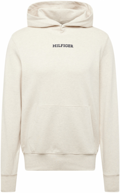 TOMMY HILFIGER Mikina  béžová / čierna
