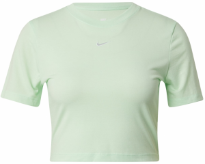 Nike Sportswear Tričko 'Essential'  svetlozelená / biela