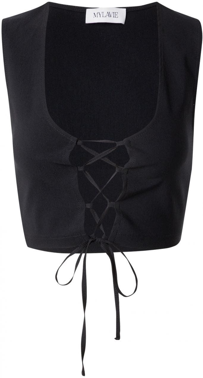 MYLAVIE by Sarah Harrison Top  čierna