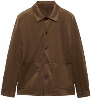 MANGO MAN Prechodná bunda 'Tom'  hnedá