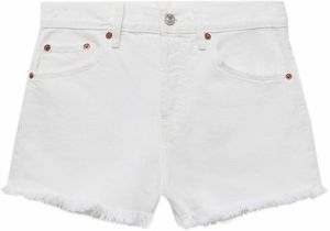 MANGO Džínsy 'ELENA'  biely denim